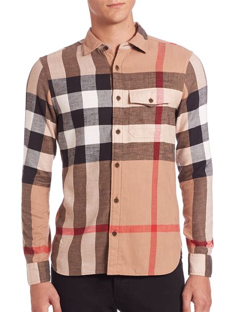 camisa burberry masculina|Burberry shirt sale men's.